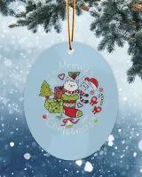Metal Ornament - Oval