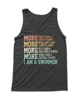 more kicks than a soccer player Men's Tank Top black s