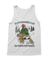 funny slow runners club Men's Tank Top white s