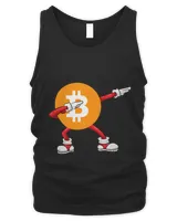 Funny Dabbing Bitcoin BTC Crypto Mens Saying 2
