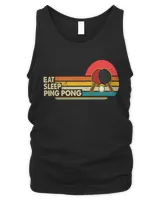 eat sleep ping pong Men's Tank Top black s