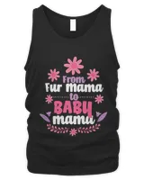 Womens From Fur Mama To Baby Mom Dog Mama Baby Announcement
