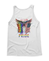 LGBT Eagle America Flag Pride 2 Sides