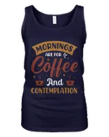 Coffee Shirt, Love Coffee T-Shirt, Coffee Life, Coffee and Books (43) Women's Tank Top navy s