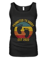 Mens Vintage Promoted to Daddy 2for New Daddy First Time Dad