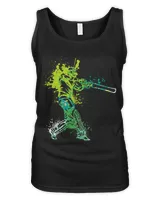 Splash Art Cricket Player