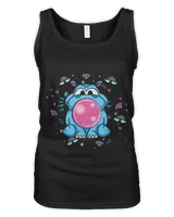Hippo Pet Funny Zoo Animal Lover Rainbow Pink Bubblegum Hippo