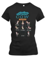 Stubborn cow tricks come sit run walk stand climb go stay eat