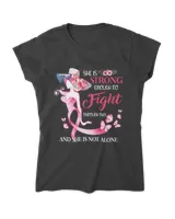 Breast Cancer She Is Strong Enough Women's Standard T-Shirt black s