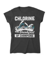 Chlorine the breakfast of champions Women's Standard T-Shirt black s