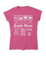 swim mom t-shirts Women's Standard T-Shirt heliconia s