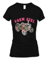Gift For Farmer Farm Girls Loves Tractors