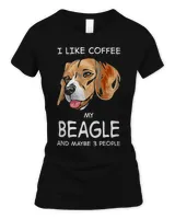 Beagle Dog I Like Coffee My Beagle Dog And Maybe 3 People Funny Puppy 4 Beagles
