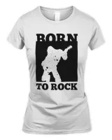 Born to rock Women's Standard T-Shirt white s