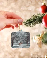 Metal Ornament - Dove Box