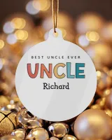 Metal Ornament - Classic Round
