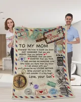 Special gift for your Mom Cozy Plush Fleece Blanket white 30x40in