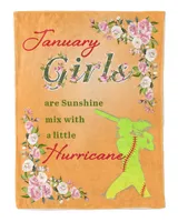 January Girls  Softball Blankets- Birthday Gifts- Softball Blankets- Softball Lovers Cozy Plush Fleece Blanket white 30x40in