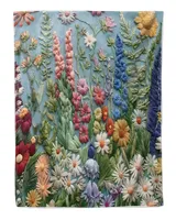 Personalized Beautiful Flowers Blanket