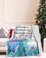 Hola Mami Papi  me ha dicho que eres la mejor y que vas a ser una mamá increíble. Cozy Plush Fleece Blanket white 30x40in