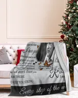 Personalized Custom I Never Left You Memorial Blanket With Pictures Sherpa Fleece Blanket FBL13 Cozy Plush Fleece Blanket white 30x40in