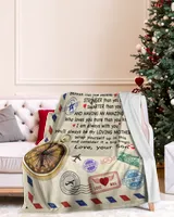 Special gift for your Mom Cozy Plush Fleece Blanket white 30x40in