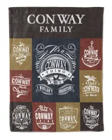 CONWAY BLANKET F1 Cozy Plush Fleece Blanket white 30x40in