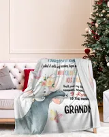 To my granddaughter Cozy Plush Fleece Blanket white 30x40in