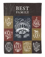 BEST BLANKET F1 Cozy Plush Fleece Blanket white 30x40in