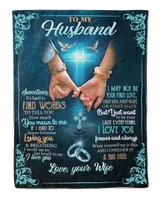 Special gift for Husband Cozy Plush Fleece Blanket white 30x40in