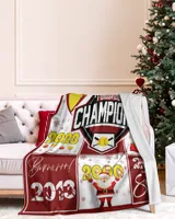 Oklahoma Softball- OU Blanket- Christmas Blanket- For Softball Fans- Championship Mindset Premium Mink Sherpa Blanket white 50x60in