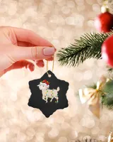 Sheep Animal Lover Xmas Santa Hat Christmas 266