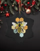 Porcelain Ornament - Snowflake