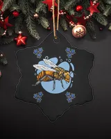 Porcelain Ornament - Snowflake