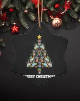 Porcelain Ornament - Snowflake