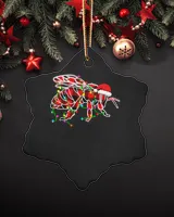 Porcelain Ornament - Snowflake