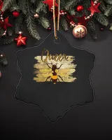 Porcelain Ornament - Snowflake