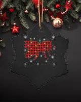 Porcelain Ornament - Snowflake