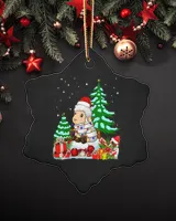 Porcelain Ornament - Snowflake