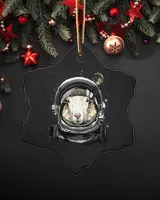 Porcelain Ornament - Snowflake