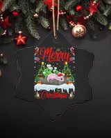 Porcelain Ornament - Snowflake