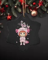 Porcelain Ornament - Snowflake