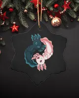 Porcelain Ornament - Snowflake