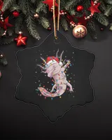 Porcelain Ornament - Snowflake