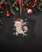 Porcelain Ornament - Snowflake