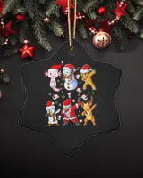 Porcelain Ornament - Snowflake