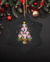 Porcelain Ornament - Snowflake