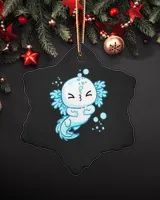 Porcelain Ornament - Snowflake