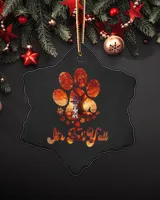 Porcelain Ornament - Snowflake