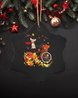 Porcelain Ornament - Snowflake